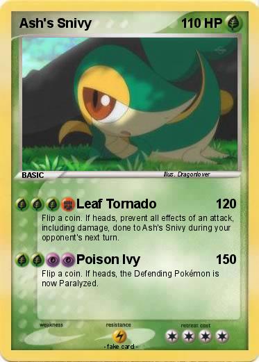 Pokemon Ash's Snivy