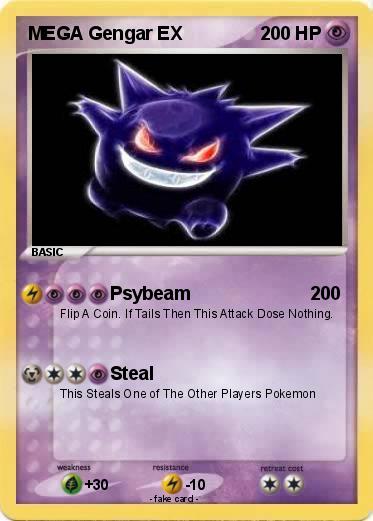 Pokemon MEGA Gengar EX
