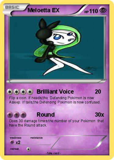 Pokemon Meloetta EX