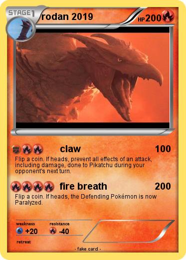 Pokemon rodan 2019