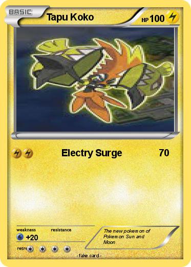 Pokemon Tapu Koko