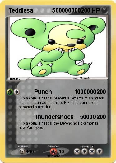 Pokemon Teddiesa            500000000