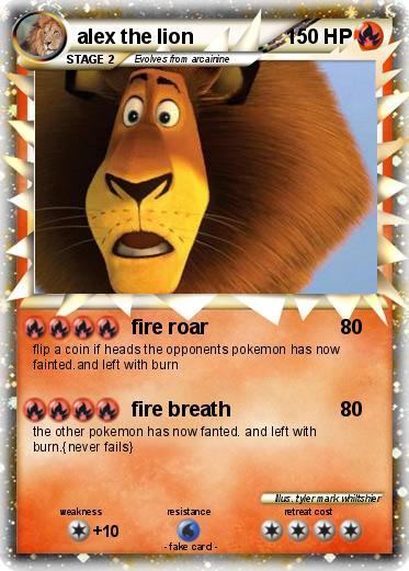 Pokemon alex the lion