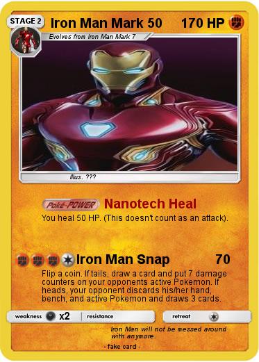 Pokemon Iron Man Mark 50