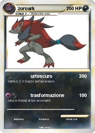 Pokemon zoroark