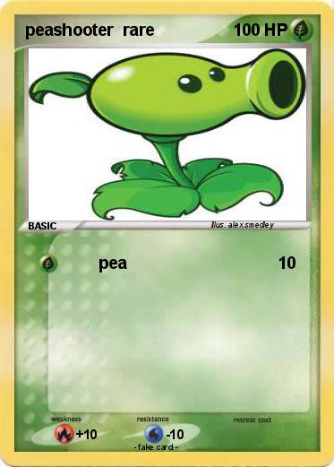 Pokemon peashooter  rare