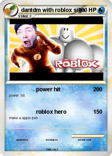 Pokemon Dantdm With Roblox Sign