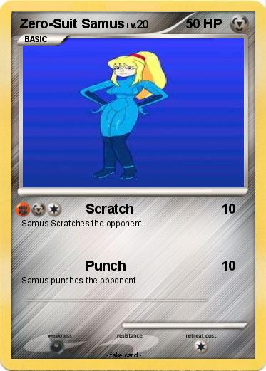 Pokemon Zero-Suit Samus