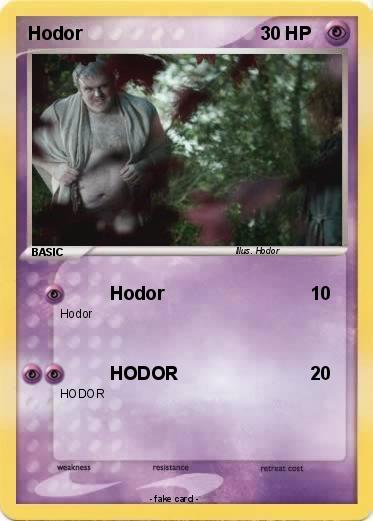Pokemon Hodor