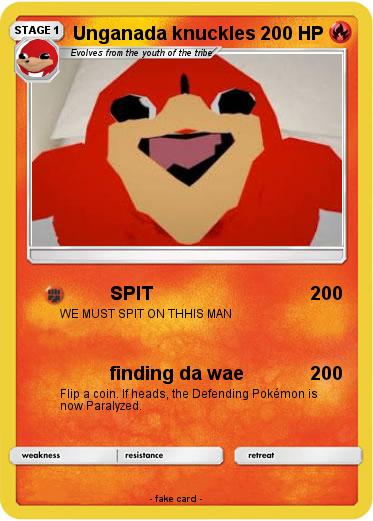 Pokemon Unganada knuckles