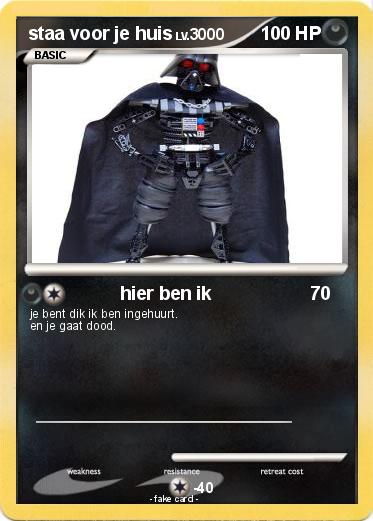 Pokemon staa voor je huis