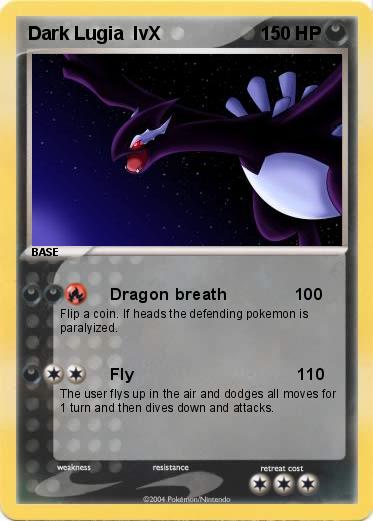 Pokemon Dark Lugia  lvX