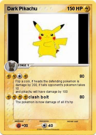 Pokemon Dark Pikachu