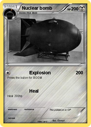 Pokemon Nuclear bomb