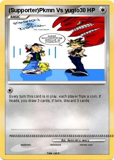 Pokemon (Supporter)Pkmn Vs yugio