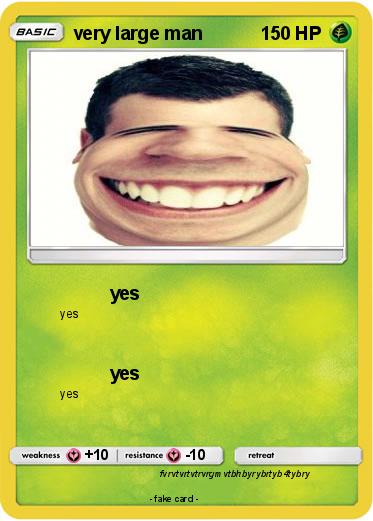 Pokemon very large man