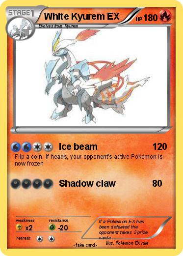 Pokemon White Kyurem EX