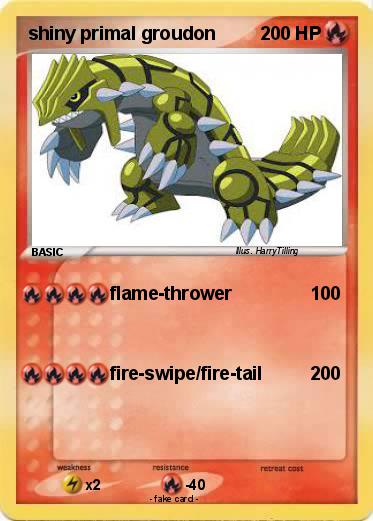Pokemon shiny primal groudon