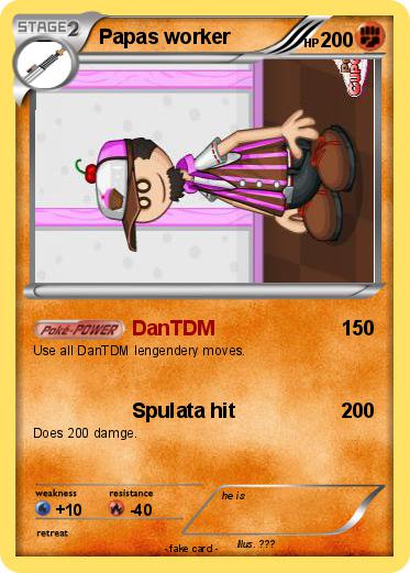 Pokemon Papas worker