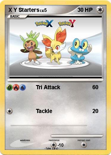 Pokemon X Y Starters