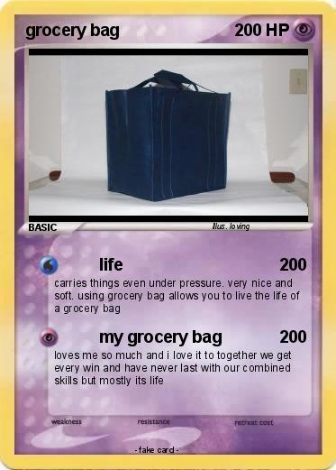 Pokemon grocery bag