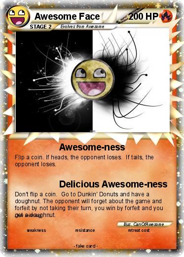 Pokemon Awesome Face