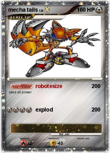 Pokemon mecha tails Pokemon mecha tails