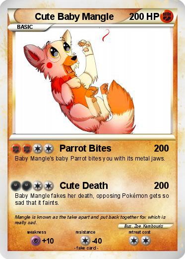 Pokemon Cute Baby Mangle