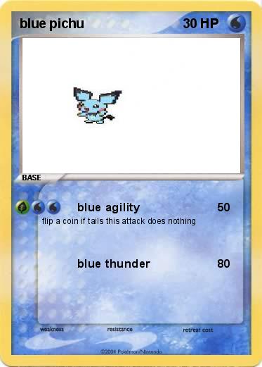 Pokemon blue pichu