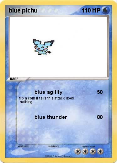 Pokemon blue pichu