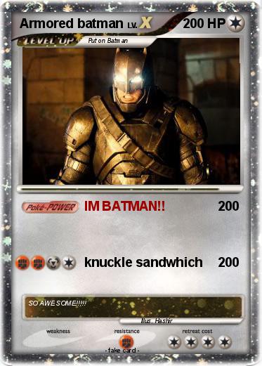 Pokemon Armored batman