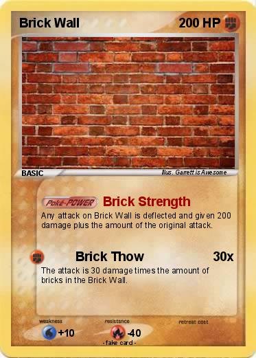 Pokemon Brick Wall
