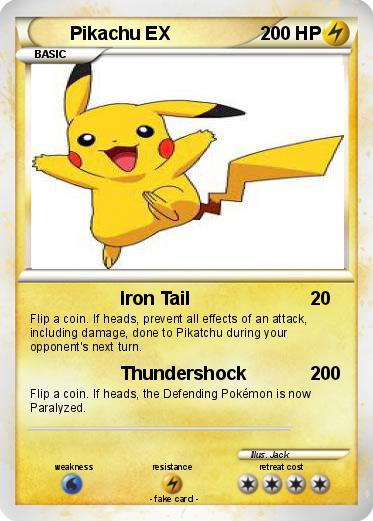 Pokemon Pikachu EX