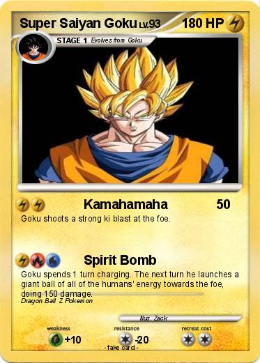 Pokemon Super Saiyan Goku