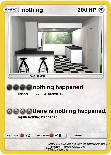 Pokemon nothing