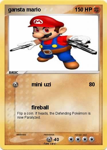 Pokemon gansta mario