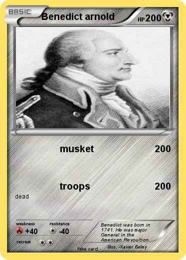 Pokemon Benedict arnold