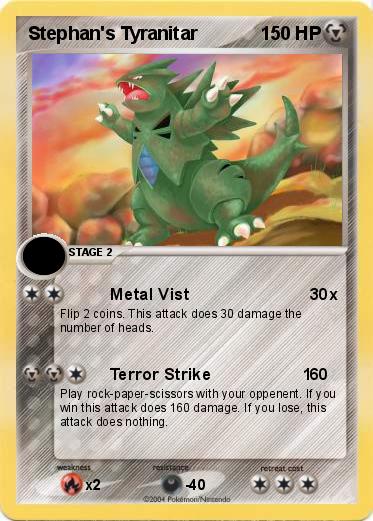 Pokemon Stephan's Tyranitar