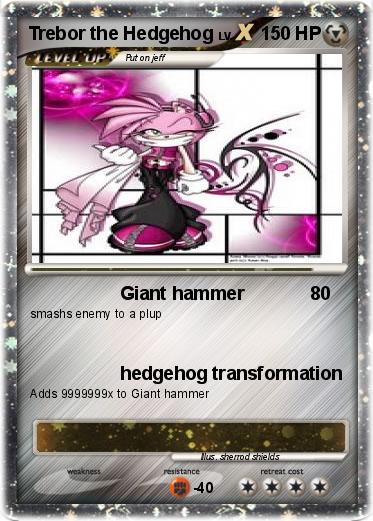 Pokemon Trebor the Hedgehog