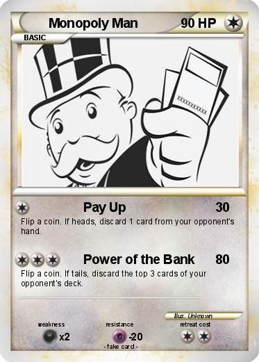 Pokemon Monopoly Man