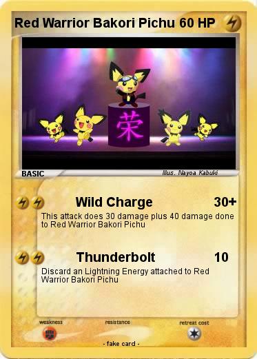 Pokemon Red Warrior Bakori Pichu