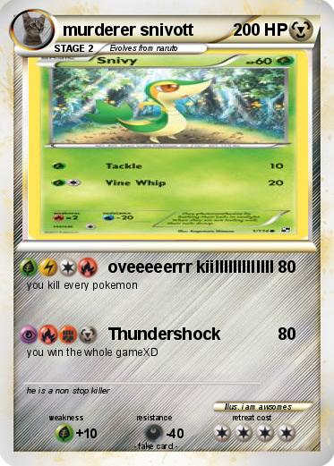 Pokemon murderer snivott