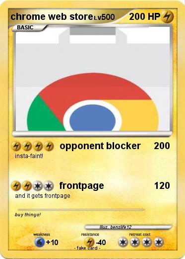 Pokemon chrome web store