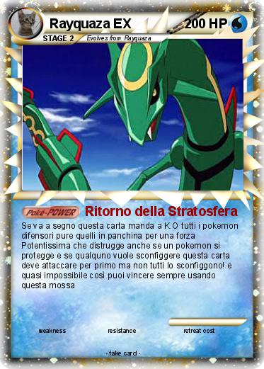 Pokemon Rayquaza EX