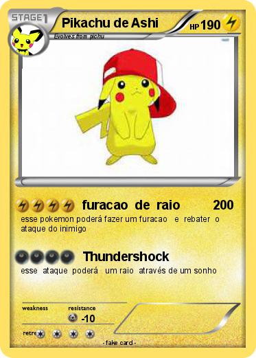 Pokemon Pikachu de Ashi