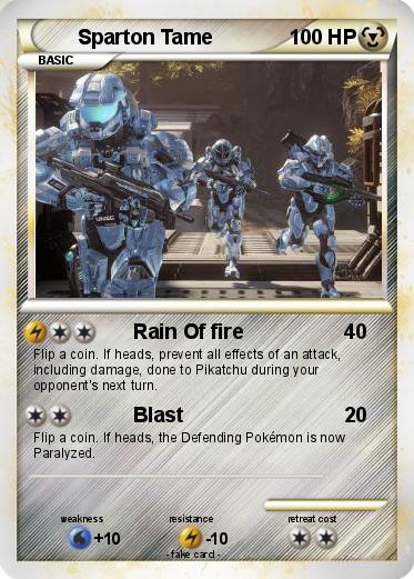 Pokemon Sparton Tame