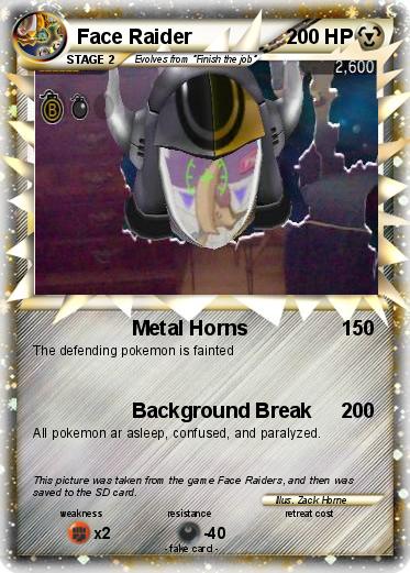 Pokemon Face Raider