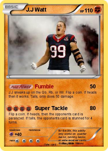 Pokemon J.J Watt