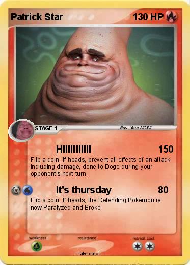 Pokemon Patrick Star