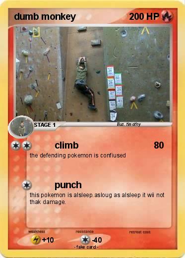 Pokemon dumb monkey